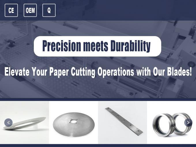 ウォルフタン・カービッド切断機 ナイフ 工業用円刀 製造工場用紙切れ用 0