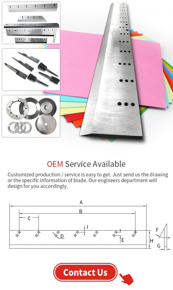 POLARまたはカスタマイズされた紙ギロチン切断機 刃 紙切断刀 7
