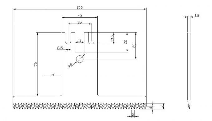 包装フィルム 切断ナイフ プラスチック袋 切断 トリマー 刃 尖毛 0