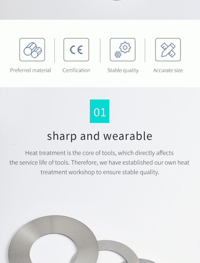 高精度切断 130mm 工業用ペーパーロールテープスリッティングマシンナイフ 丸刃スリッティングナイフ 0