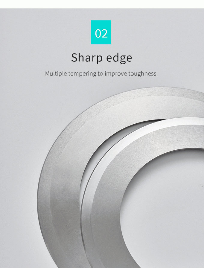 高精度切断 130mm 工業用ペーパーロールテープスリッティングマシンナイフ 丸刃スリッティングナイフ 2