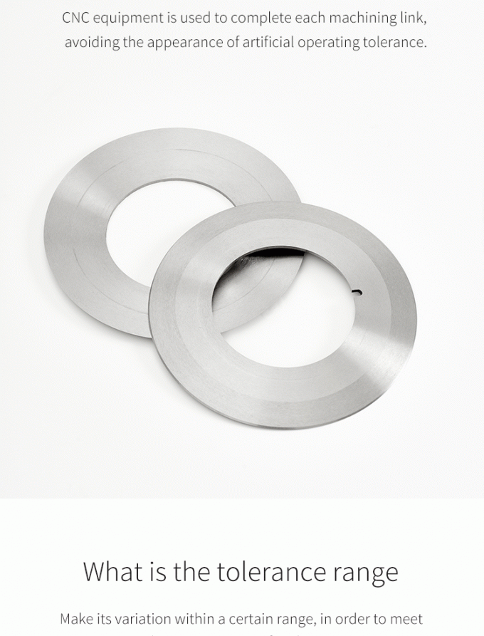 高精度切断 130mm 工業用ペーパーロールテープスリッティングマシンナイフ 丸刃スリッティングナイフ 4