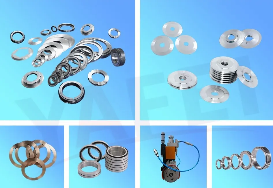 情熱 OEM/ODM ディスクカッター 段ボール Bhs カミソリ スリッター 円形切断ナイフ タングステンカーバイド スリッティングブレード 4